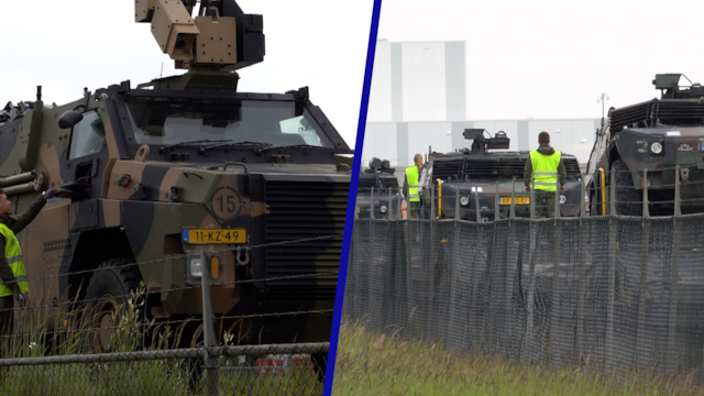 Tientallen legervoertuigen per trein vervoerd naar kazernes in Nederland