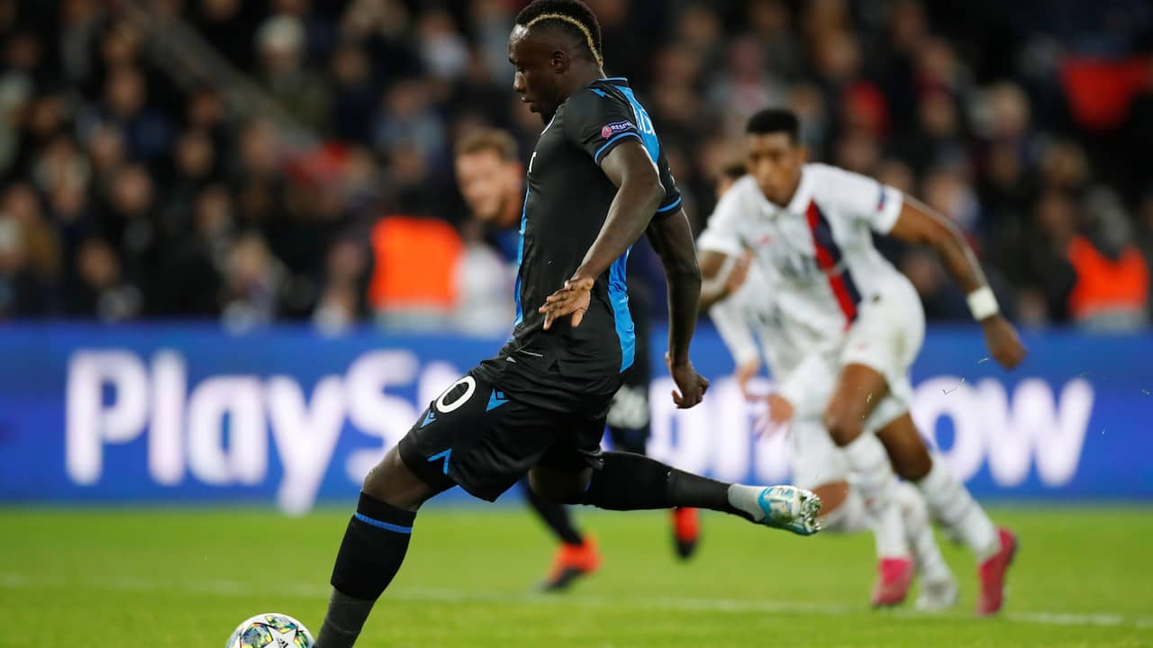 Club Brugge put Diagne out of selection after penalty kick against PSG