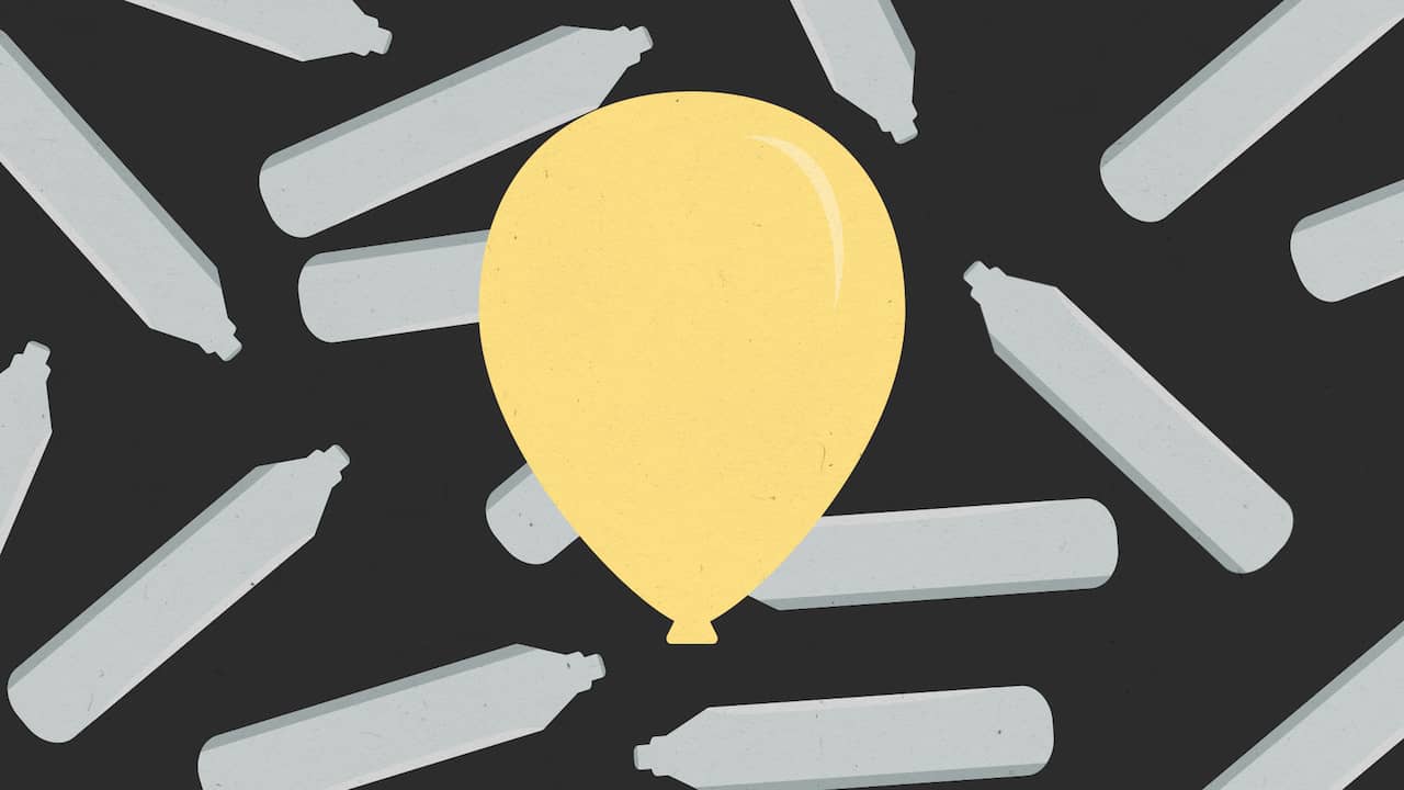 Beeld uit video: Dit doet de populaire lachgasballon met je hersenen