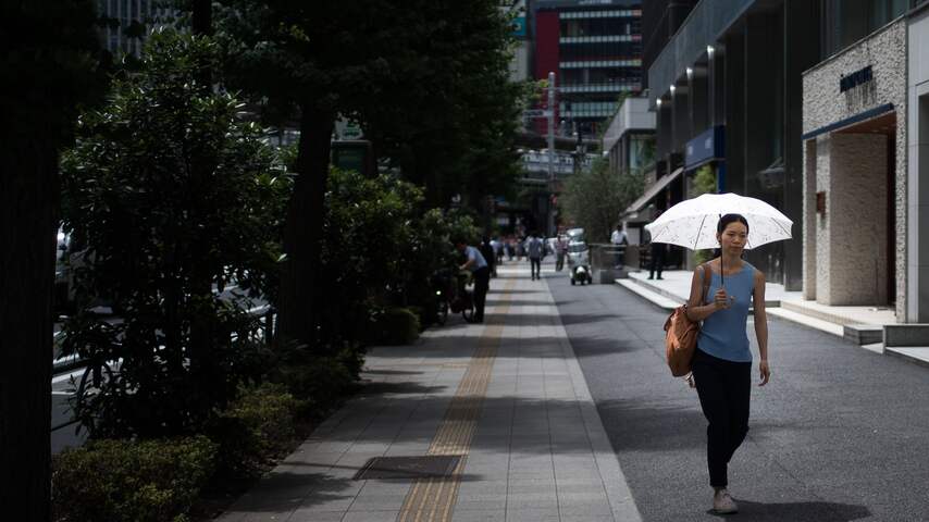 Temperatuur in Japan loopt op tot recordhoogte