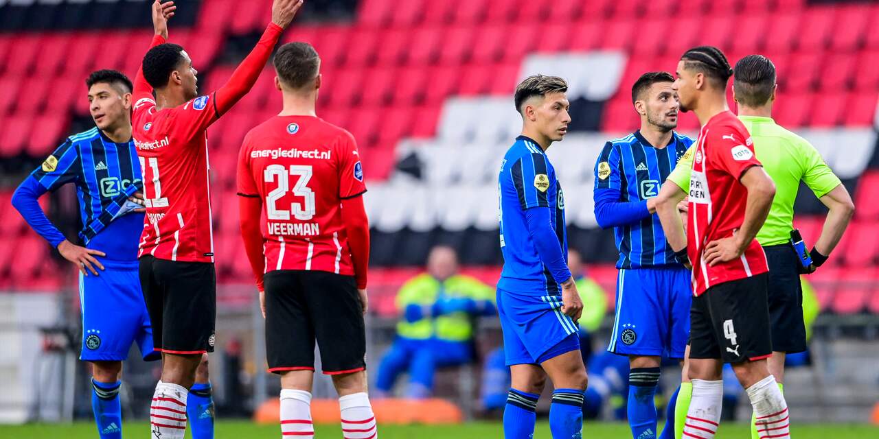 PSV'ers boos over omstreden goal: 'Zelfs Ajacieden zeiden dat de bal uit was'