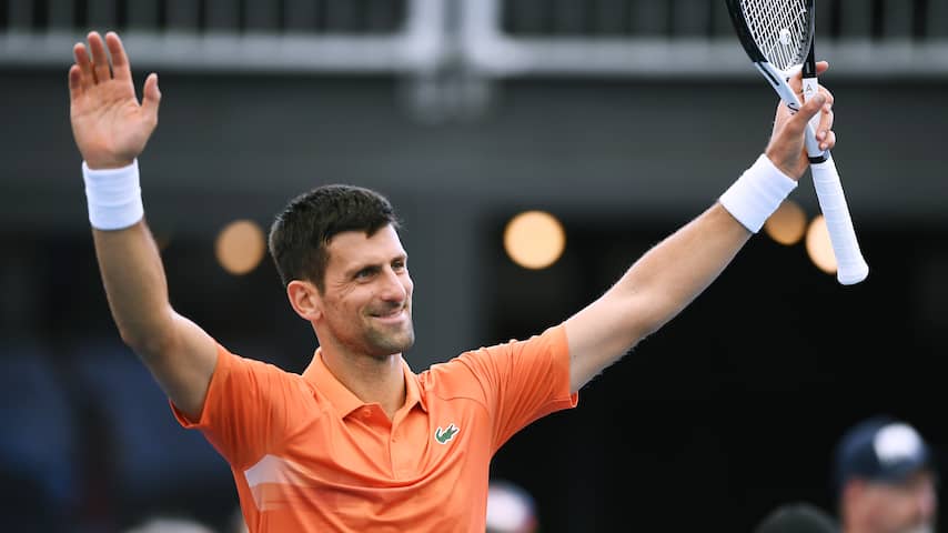 De Kamer tv station koken Djokovic begint met simpele overwinning aan voorbereiding op Australian  Open | Tennis | NU.nl