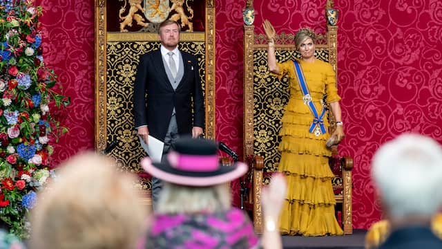De koning en koningin tijdens de troonrede van vorig jaar. Foto: BrunoPress
