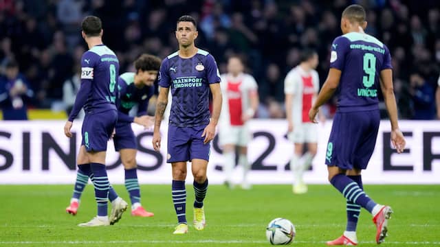 Teleurstelling bij PSV.