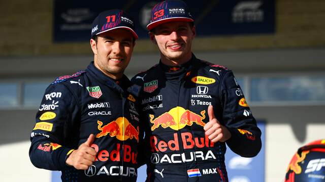 Sergio Pérez reed in Austin precies daar waar Verstappen hem nodig had.