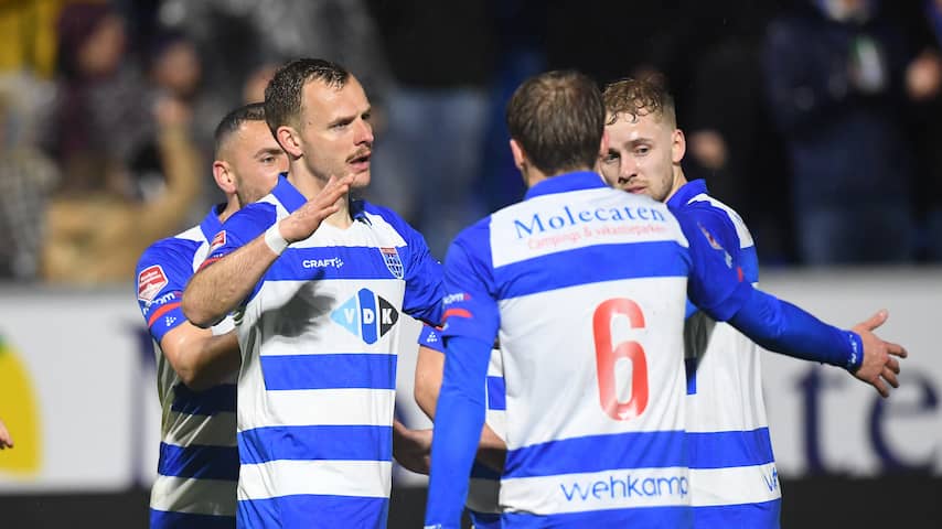 PEC Zwolle loopt twee punten uit op Heracles en zet grote stap naar titel