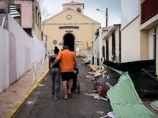 Schade na orkaan Irma op Sint Maarten