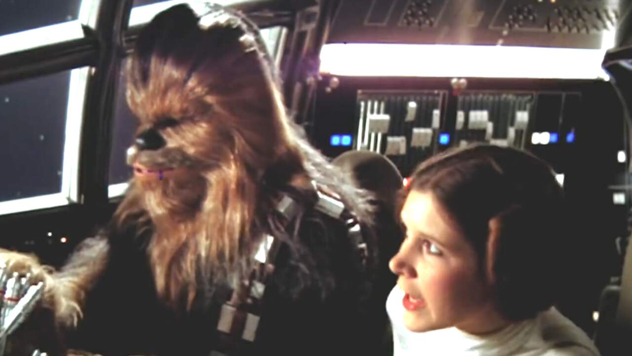Beeld uit video: Chewbacca voor het eerst te zien in trailer originele Star Wars