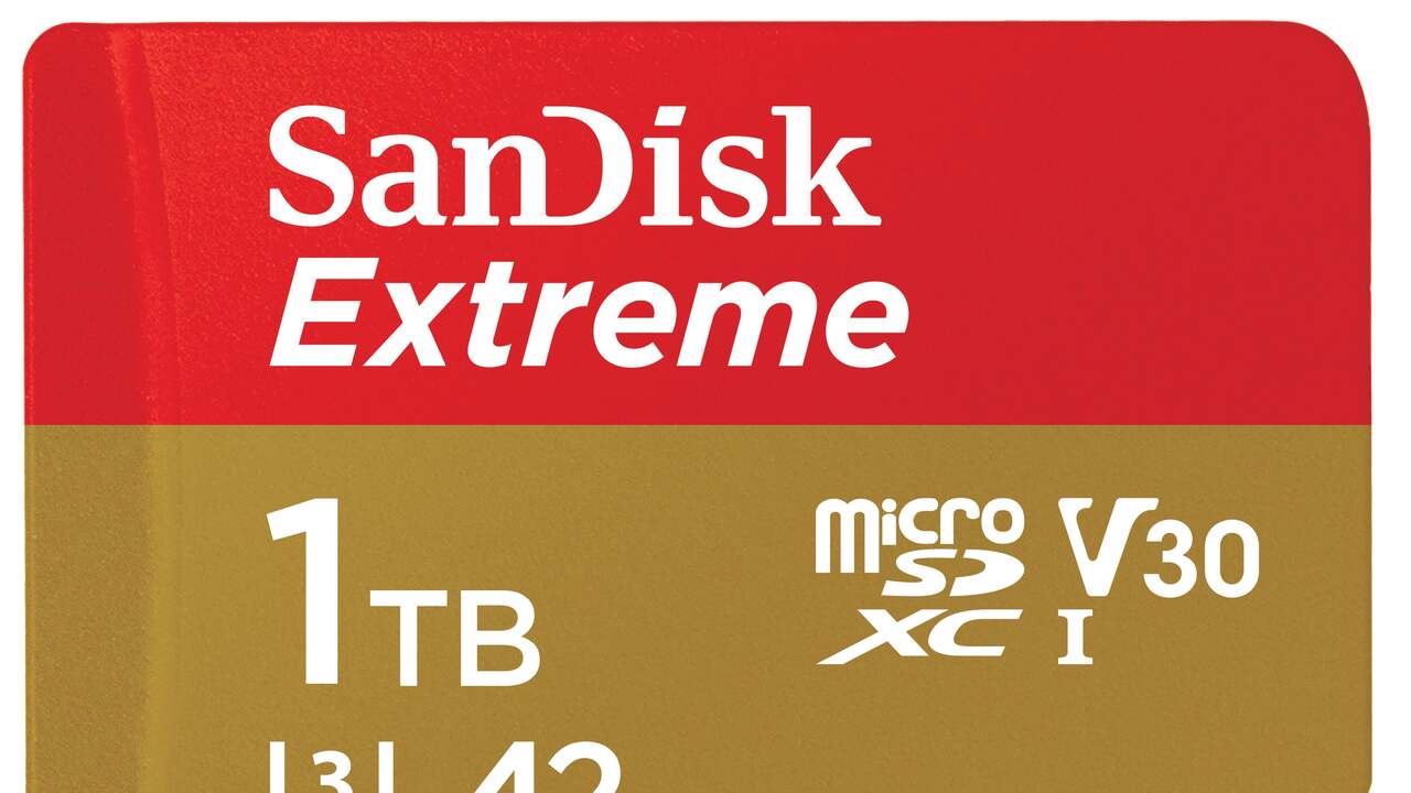 MicroSD-kaartjes 1 terabyte dit jaar voor het eerst te koop | |