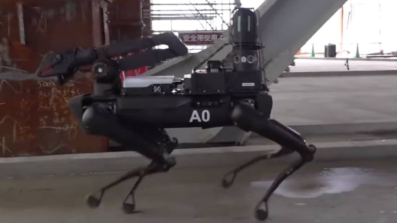 Beeld uit video: Robot Spot inspecteert autonoom bouwplaatsen in Japan