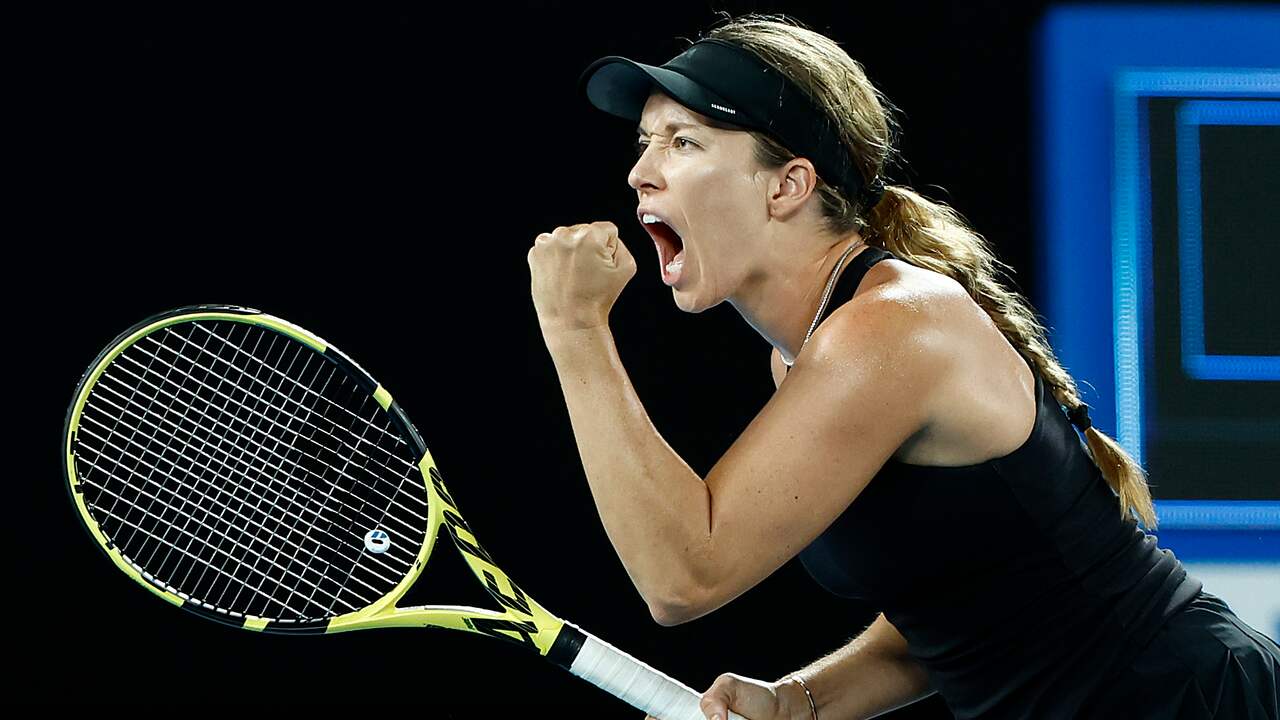 Danielle Collins bereikte voor het eerst in haar loopbaan de finale van een Grand Slam-toernooi.