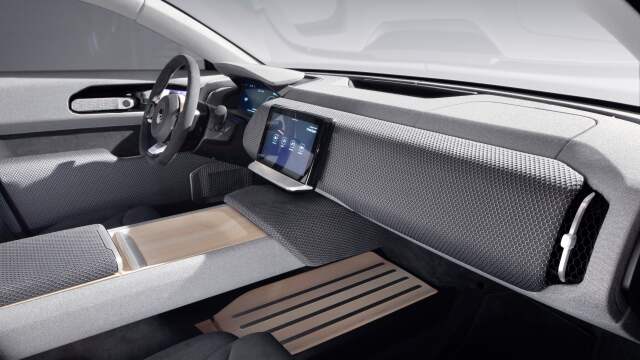 Het interieur maakt duidelijk dat de Lightyear op de toekomst is gericht.