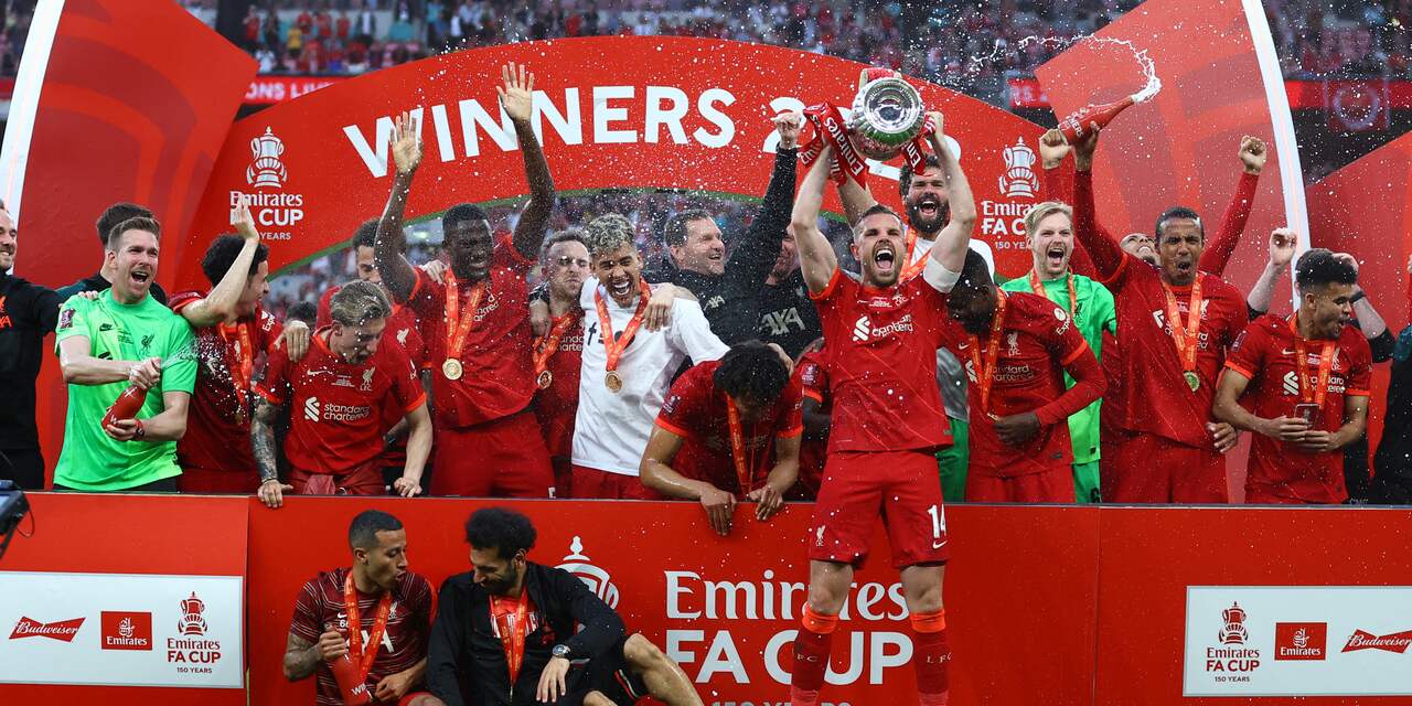 Liverpool klopt Chelsea na penalty's in FA Cup-finale en houdt kans op vier prijzen