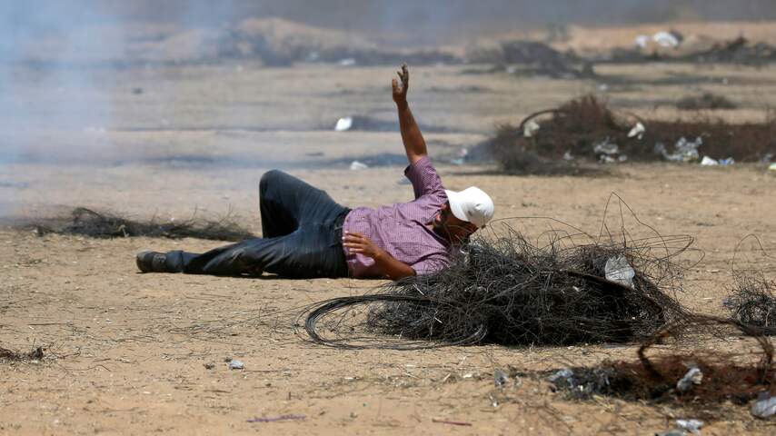 Doden en honderden gewonden bij protesten in Gazastrook