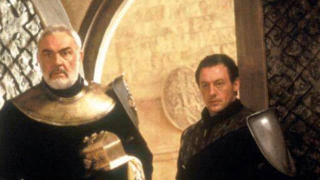 Liam Cunningham and Sean Connery in First Knight