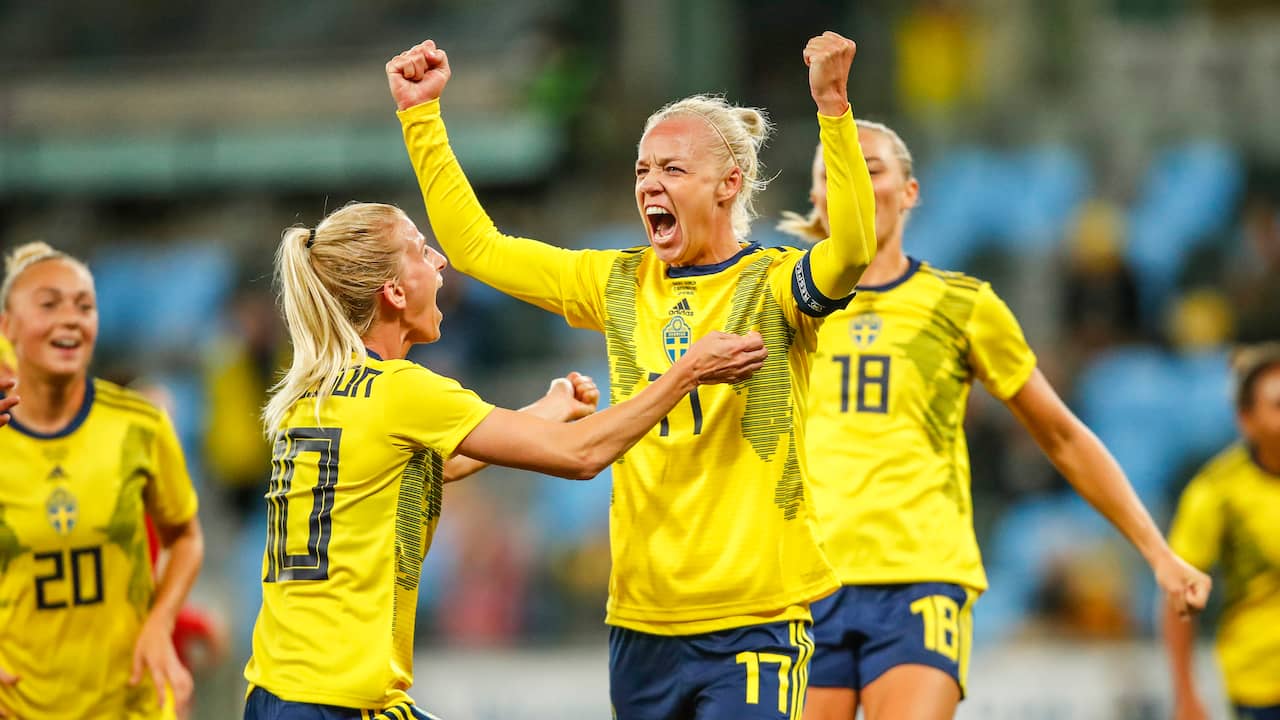 Routinier Caroline Seger is een belangrijke kracht bij Zweden.