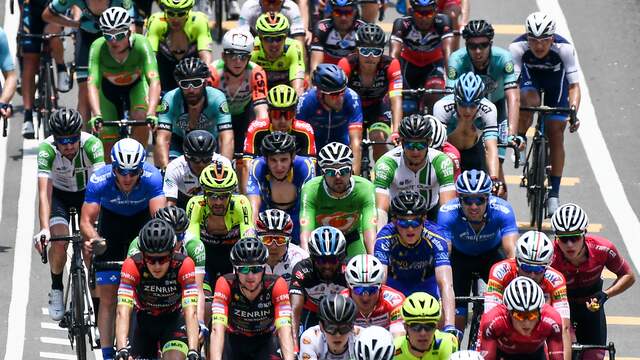 Kasseienstrook in parcours van wegwedstrijd bij EK ...