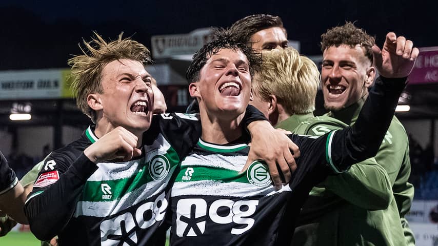 FC Groningen strijdt met Roda om promotie: 'Gaf er geen cent meer voor'