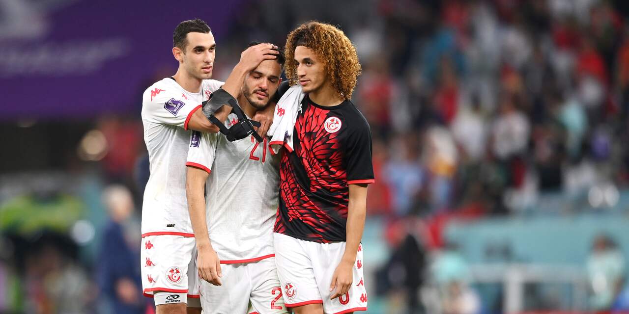 Tunesië ondanks sensatie tegen B-elftal Frankrijk uitgeschakeld op WK