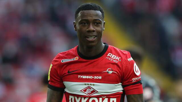Quincy Promes scoorde voor Spartak Moskou.