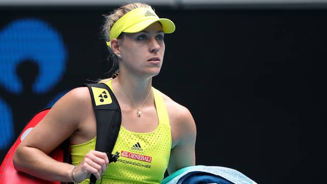 Voor Angelique Kerber is de Australian Open alweer voorbij.