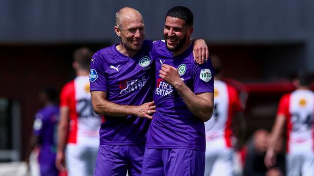 Hoogtepunt waren de twee assists van Arjen Robben tegen FC Emmen.