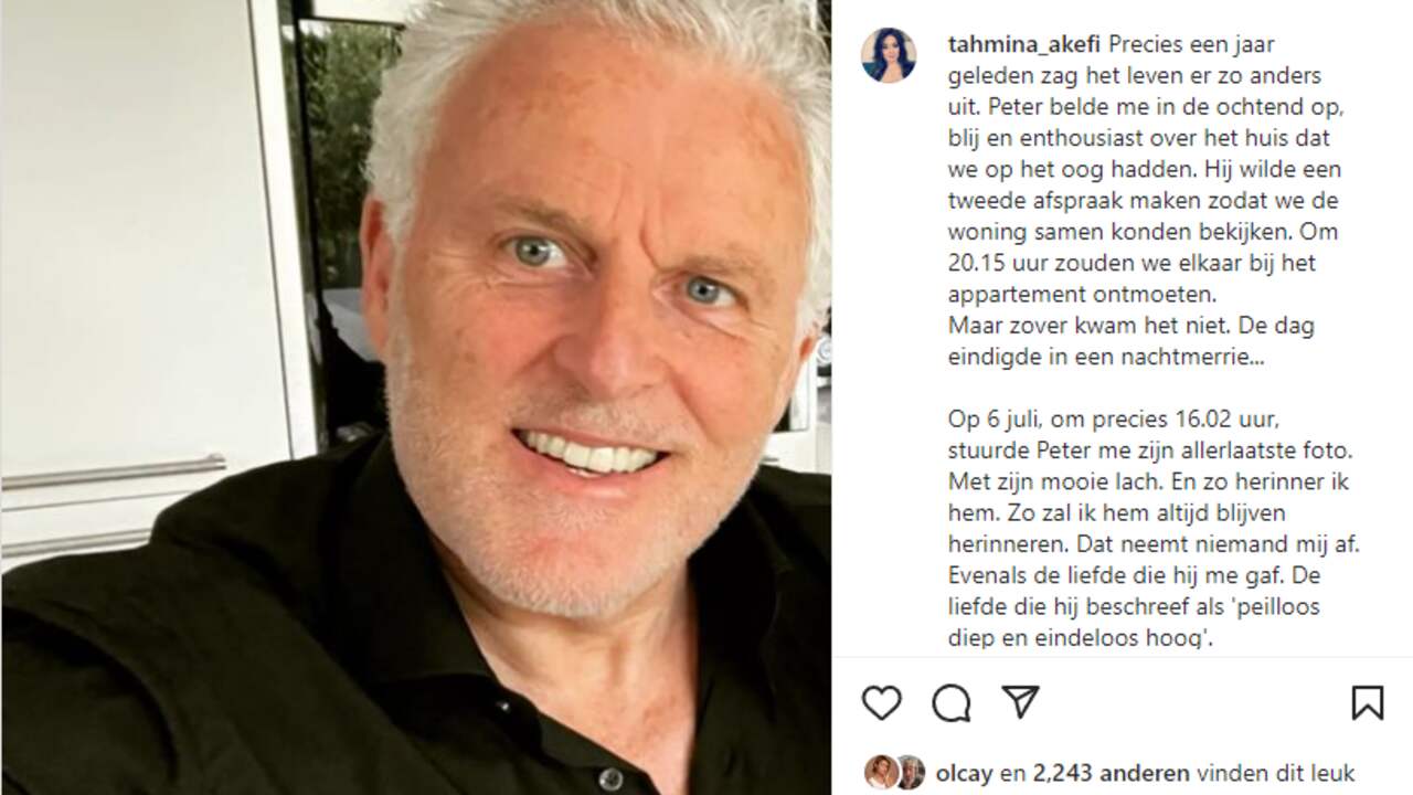 De laatste foto die De Vries naar zijn verloofde stuurde. Foto: Instagram/Tahmina Akefi