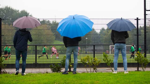 Toeschouwers zijn niet welkom bij sportwedstrijden.