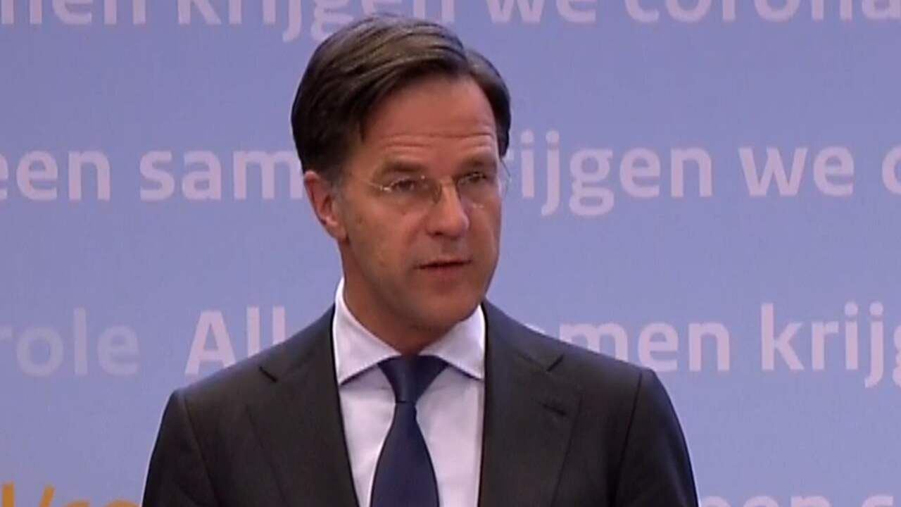 Beeld uit video: Rutte kondigt versoepelingen aan per 19 mei, maar met 'pauzeknop'