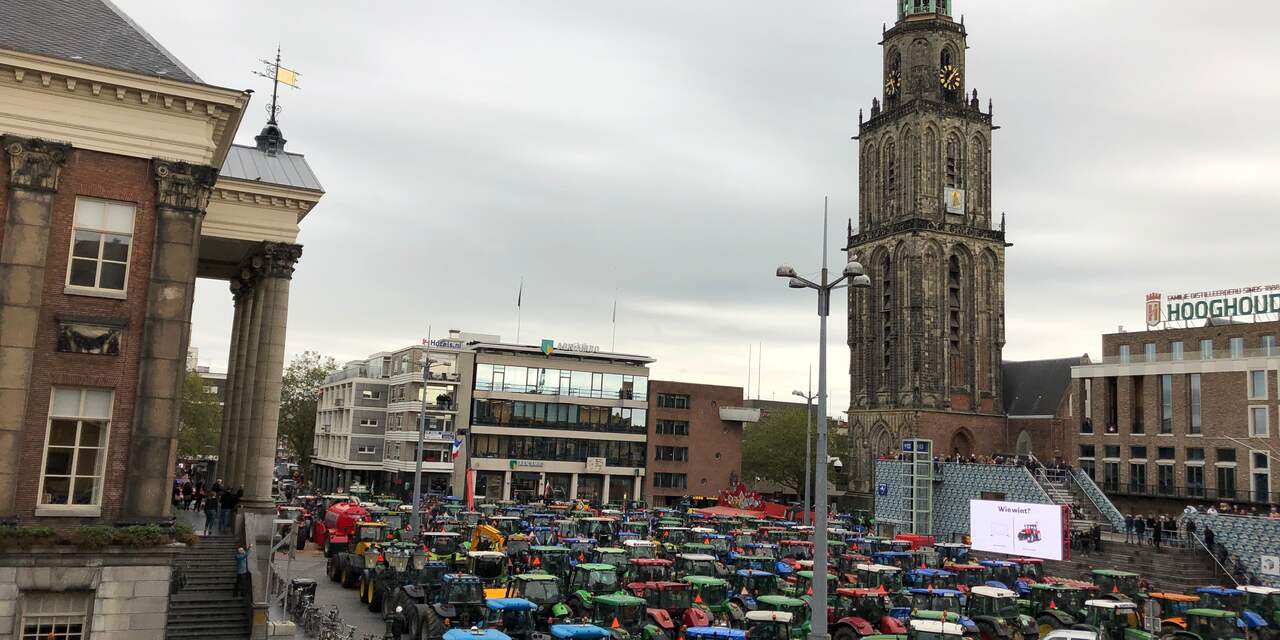 Groningen doet aangifte na 40.000 euro schade door boerenprotest