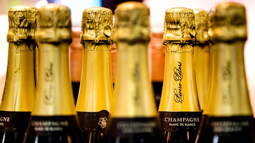 Nederland importeert meer flessen champagne uit Frankrijk
