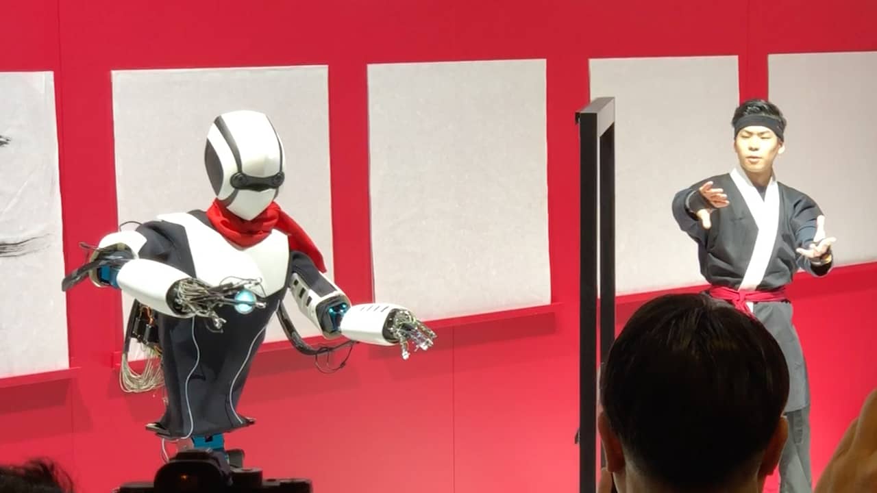 Beeld uit video: Japanse provider toont '5G-vechtrobot' op Mobile World Congress