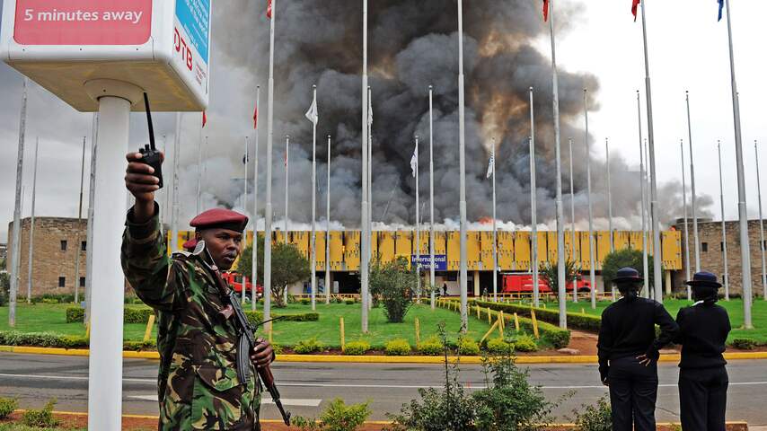 Brand op vliegveld Nairobi