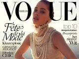 Topmodel Doutzen Kroes op de cover van het nieuwe septembernummer van Vogue.