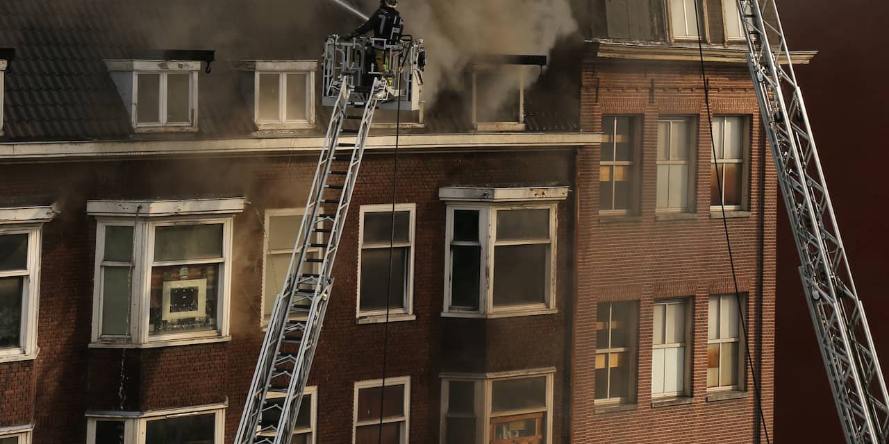 Grote brand in Amsterdam