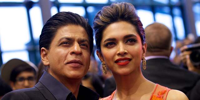 Rukh Khan en Deepika Padukone van Chennai Express