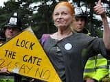 Vivienne Westwood protesteert tegen schaliegas