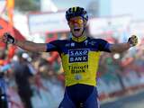 Nicolas Roche heeft Saxo-Tinkoff in het eerste weekend van de Vuelta direct een zege geschonken. De Ier won de tweede etappe bovenop de Alto do Monte da Groba.