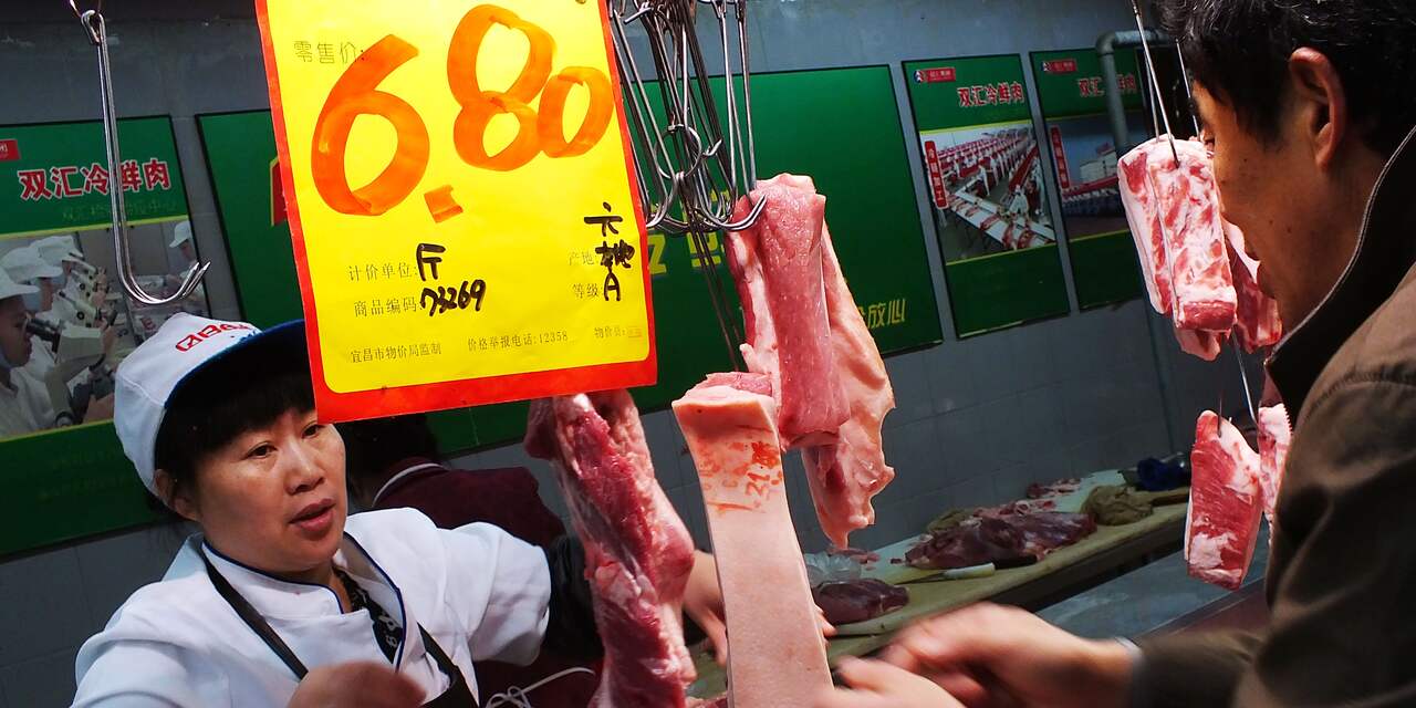 'China wil recordhoeveelheid varkensvlees uit VS halen om handelsoorlog'