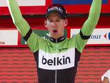 Het betekent de eerste ritwinst in een grote ronde voor de 26-jarige Groninger, die eerder deze zomer als zesde eindigde in de Tour de France. Voor zijn ploeg Belkin is het eveneens de allereerste dagzege ooit in een grote ronde.