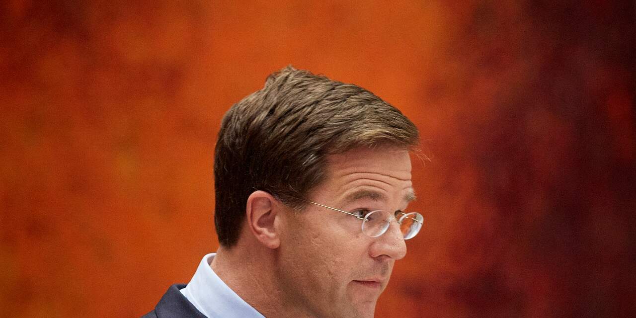 Rutte wil niet praten over omvang bezuiniging