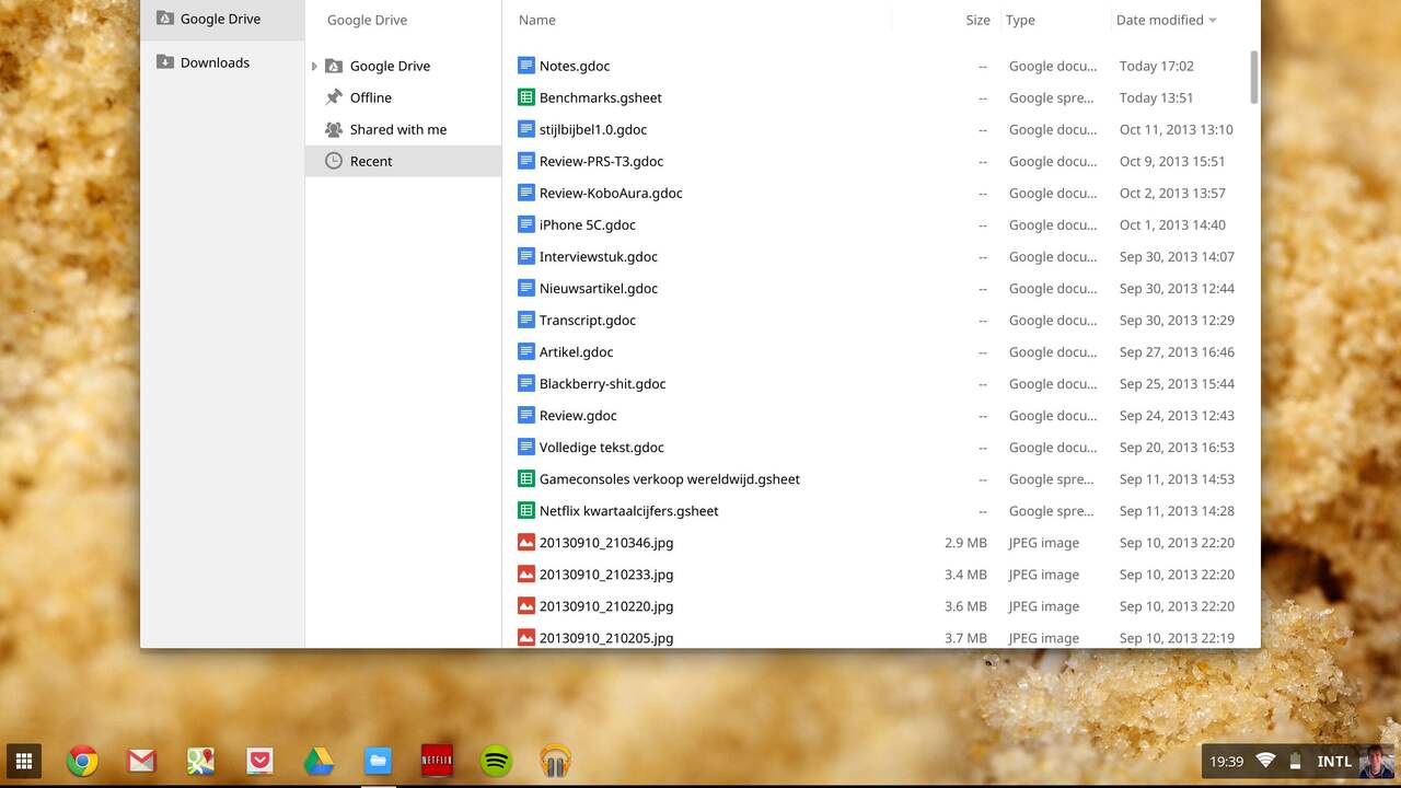 Chrome OS - Filemanager