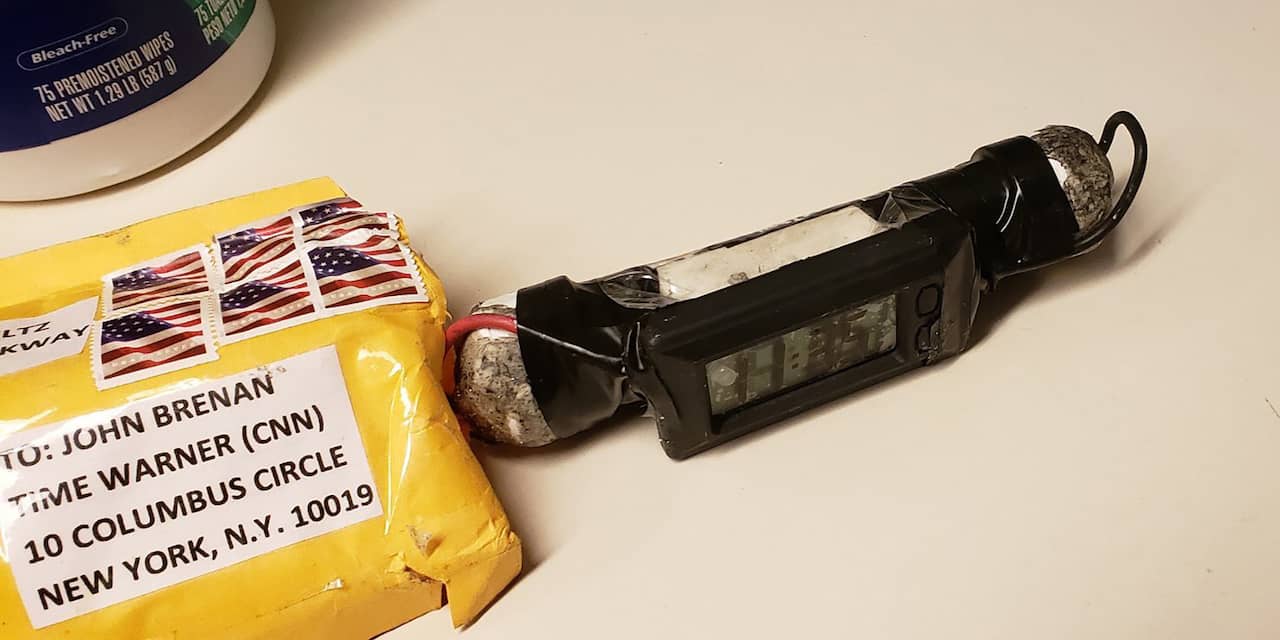 Arrestatie in verband met reeks bompakketten VS