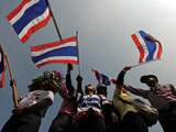 Maandag 9 december: Protesten tegen de Thaise overheid in Bangkok.