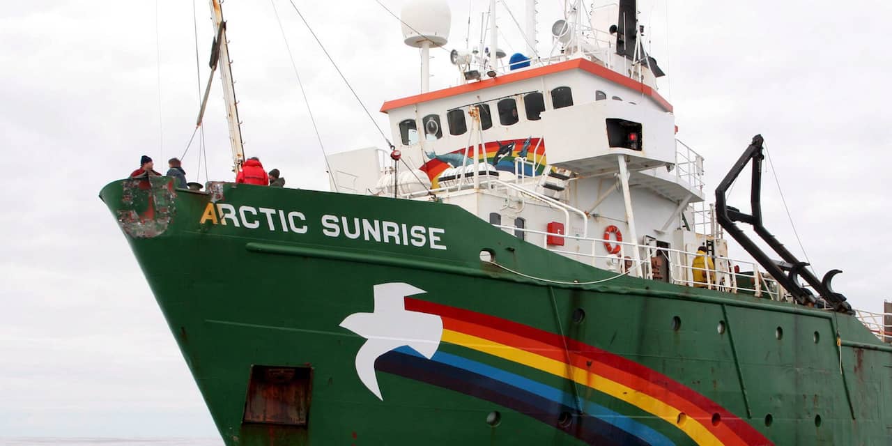 Greenpeace betaalt borg aan Spanje voor Arctic Sunrise