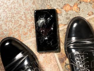 Shattered phone