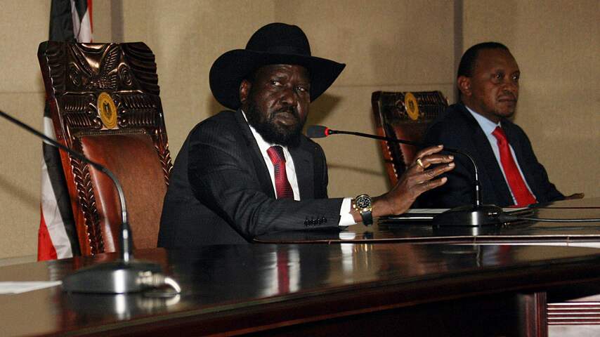 Persconferentie Salva Kiir
