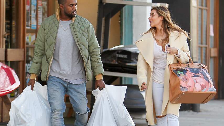 'Kanye West geeft Kim Kardashian hamburgertenten cadeau'