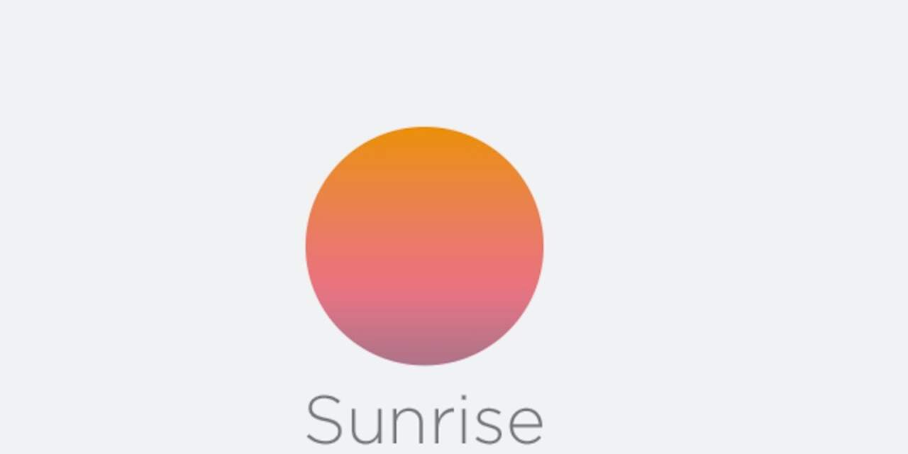 Microsoft neemt kalender-app Sunrise over