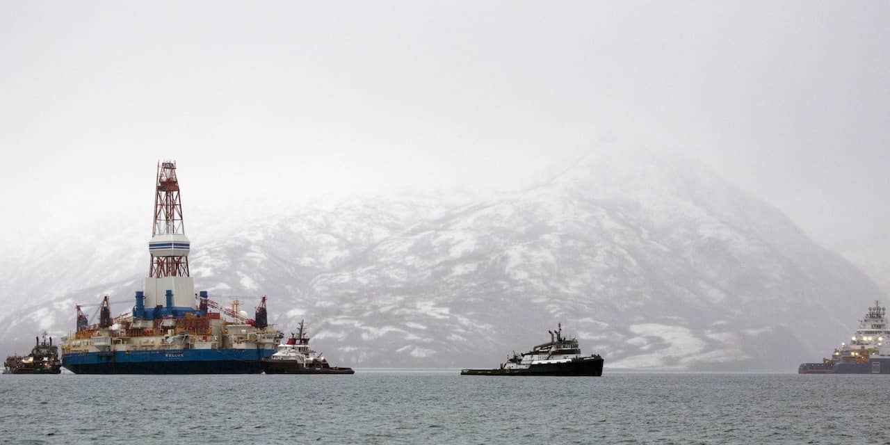 Shell stopt met zoeken naar olie in zeebodem bij Alaska